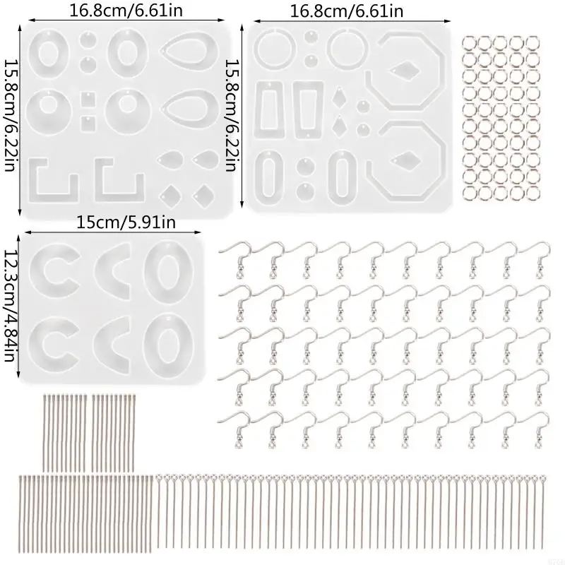 M76B 1 Set Crystal Epoxy Resin Plom
