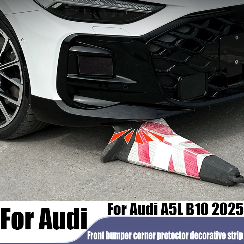 

For Audi A5L B10 2025 modified front bumper anti-collision protection strip car exterior decoration product anti scratch strip