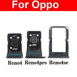 For OPPO Reno 4 4 Pro 4SE 4Z 5G SIM Card Tray SIM Card Socket Card Reader Holder Slot Repair Parts