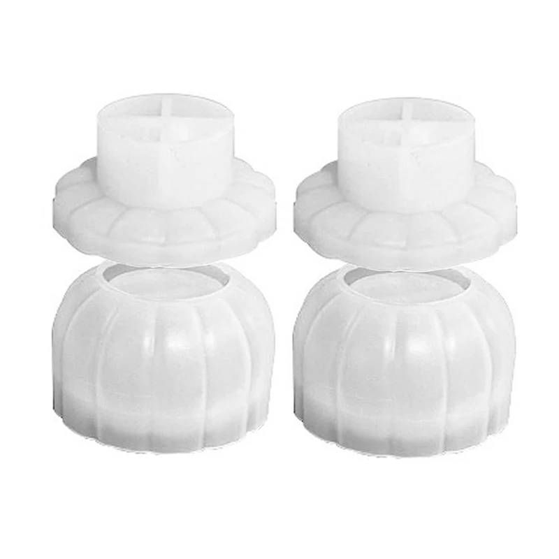 2 Piece Pumpkin Jar Molds With Lid, Trinket Jewelry Holder Candy Storage Box Epoxy Resin Casting Mold