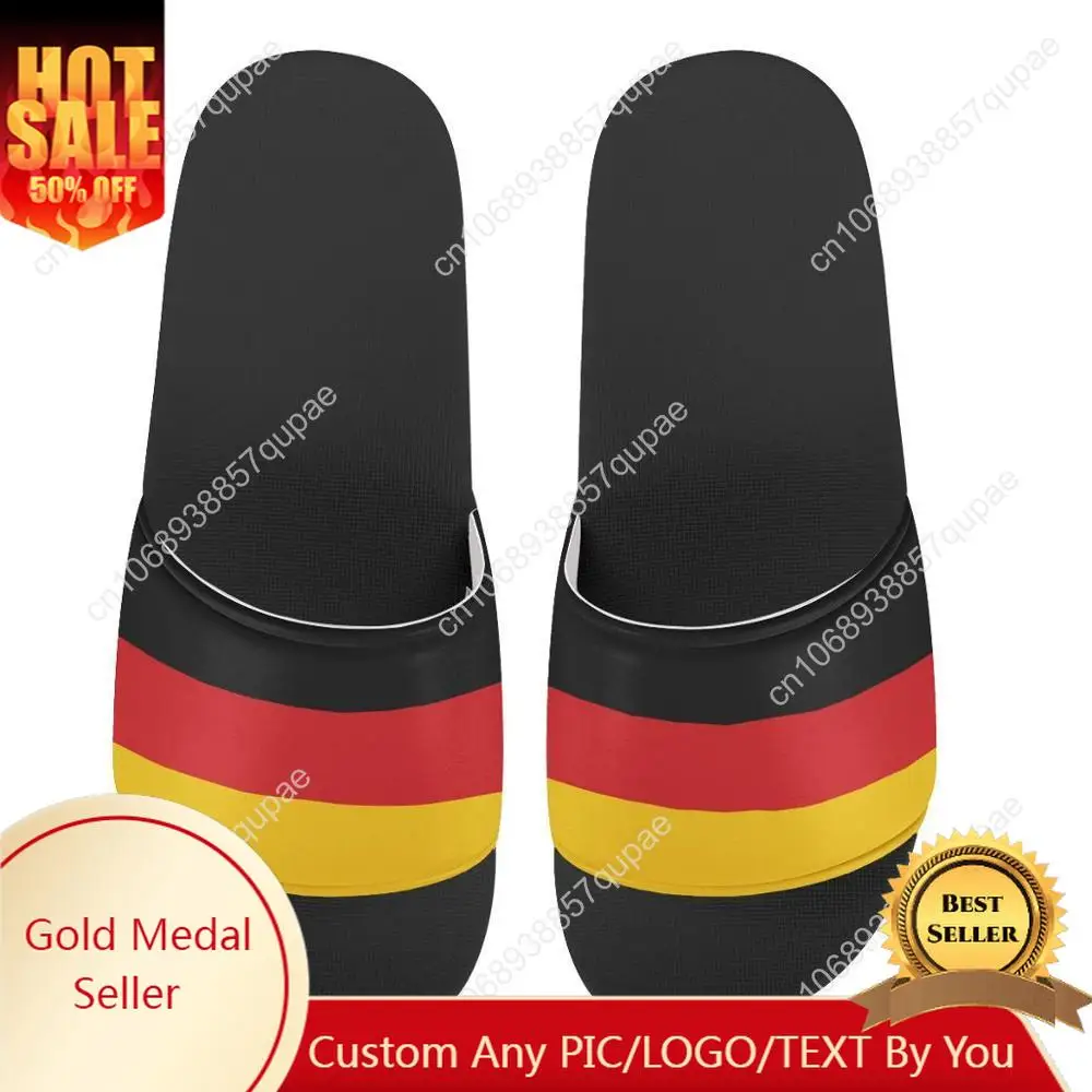 Germany Flag Print Fashion Home Customized Water Shoes Women Men Children Bathroom Beach Pool Sandals That Can Be Worn Outside