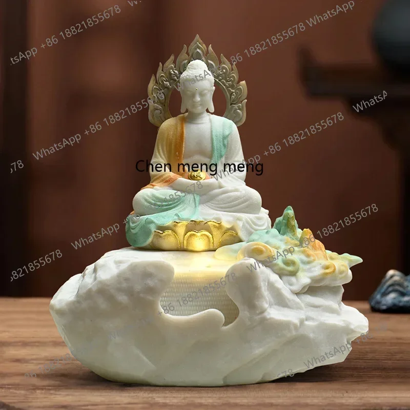A74Circulating water, small ornaments, living room, study, office, company, desktop fountain, lucky opening  F