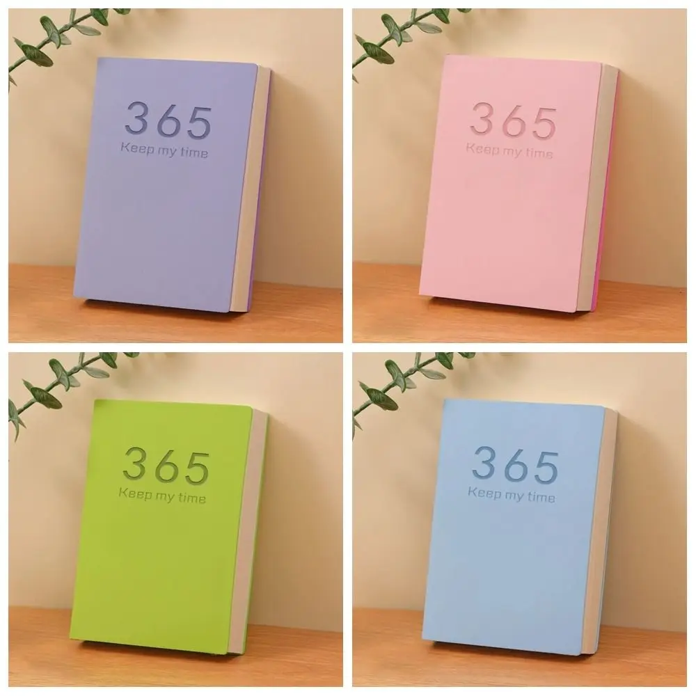 Mini 365 Days Agenda Book Efficient Versatile Notebook Calendar Convenient Durable Weekly Planner Notebook Office
