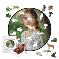 Customized Cross-Border Best-Selling Round Wooden Puzzles Manufacturer, Wooden Puzzles for Cross-Border Toy Markets, Focusing on