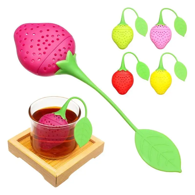 Reusable Silicone Tea Infuser Ball 1pc Easy Clean Loose Leaf Strainer Holder Perfect for Kettles Mugs Office Tea Lovers