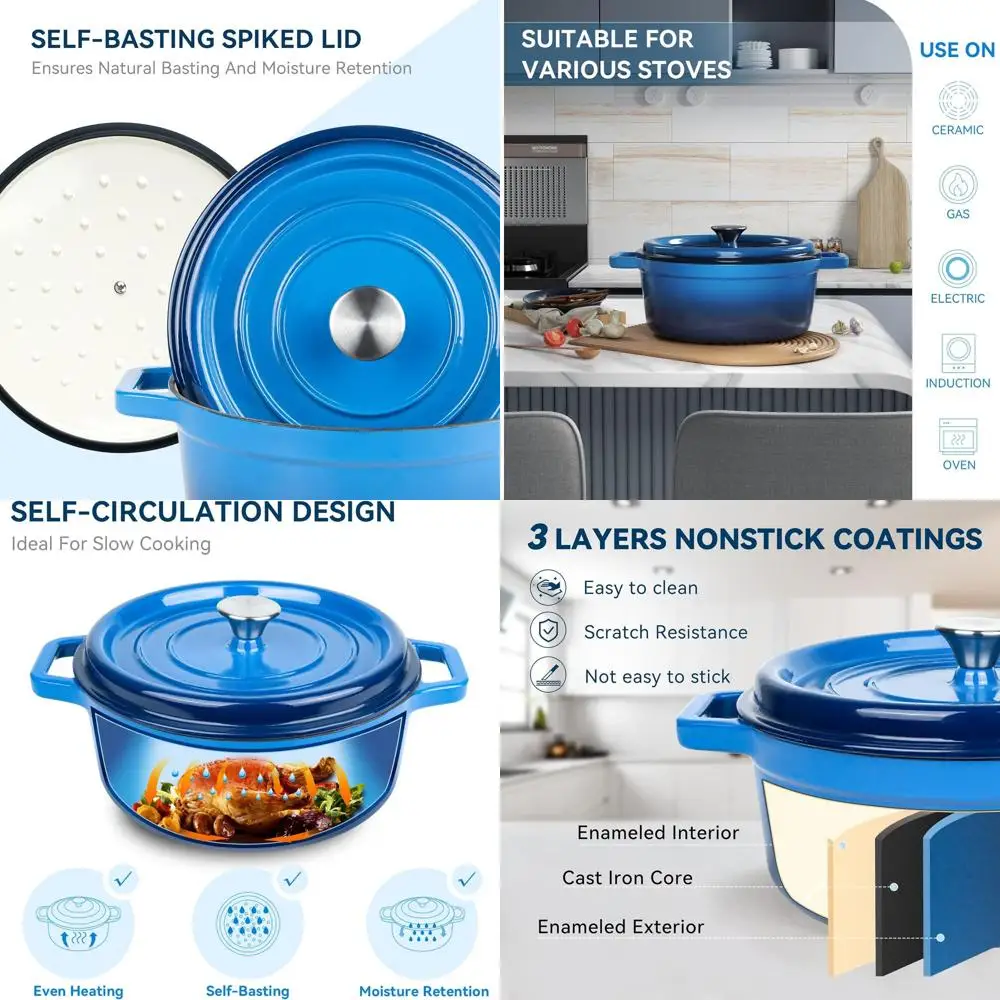 6.5 Qt Cast Iron Du… - image