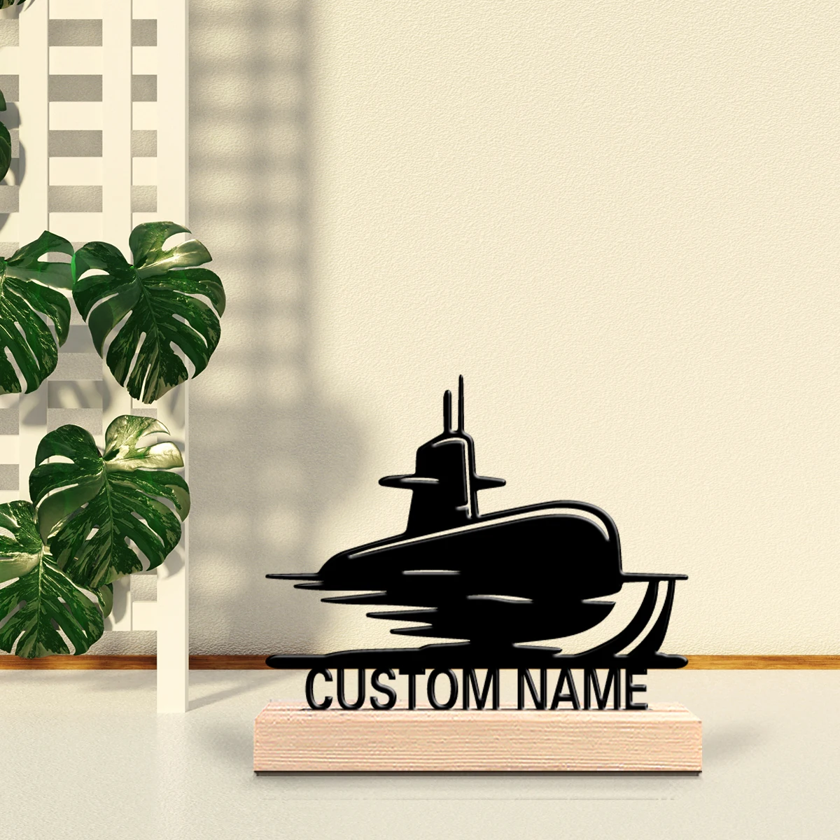 1pc Fashion Personalized Custom submarine Metal Statues Music-Themed Gift for Musicians Valentine’s Weddings Rock n’ Roll Decor