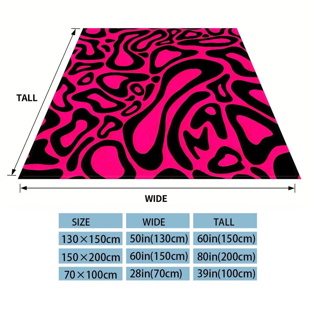Pink Zebra  Flannel Blankets Are Perfect For Sofas, Office Beds, Travel, Sleep, And Use Throughout The Four Seasons