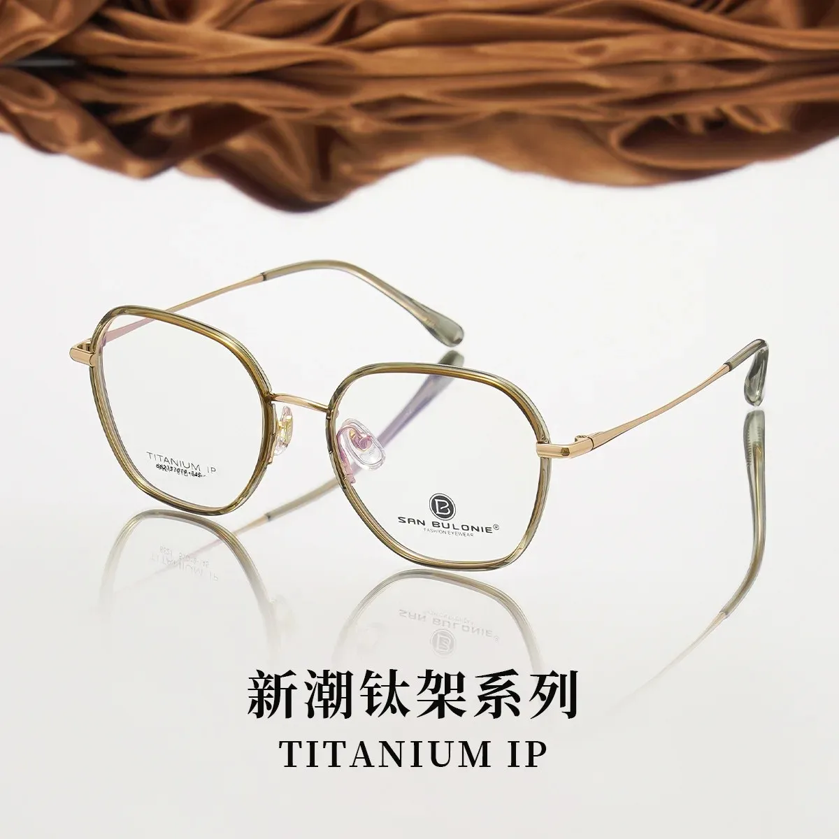 BCLEAR Ultra Light Retro Round Frame Myopia Presbyopia Titanium Women's Eyeglass Frame Optical Prescription Gasses Male Popular