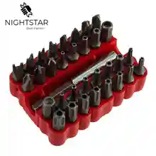 Security screwdriver set 33 pcs with magnetic extension #6