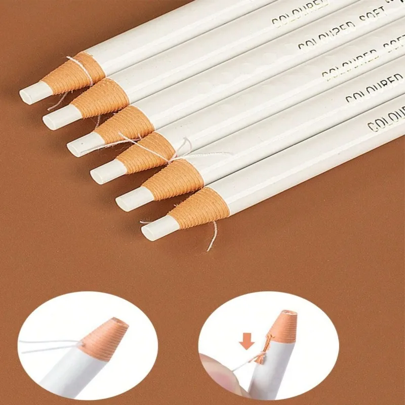 1/3/5 قطعة قلم حواجب وشم أبيض مقاوم للماء، قلم تحديد نقطة ثابتة لتحديد موضع الحاجب