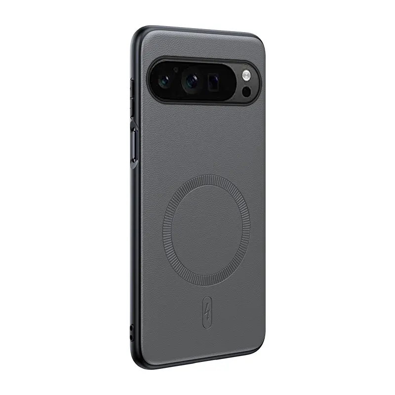 Für Pixel 9 Hülle Magnetische Leder-Schutzhülle für Google Pixel 9 Anti-Fingerabdruck Rutschfeste PC+TPU – Detail 1