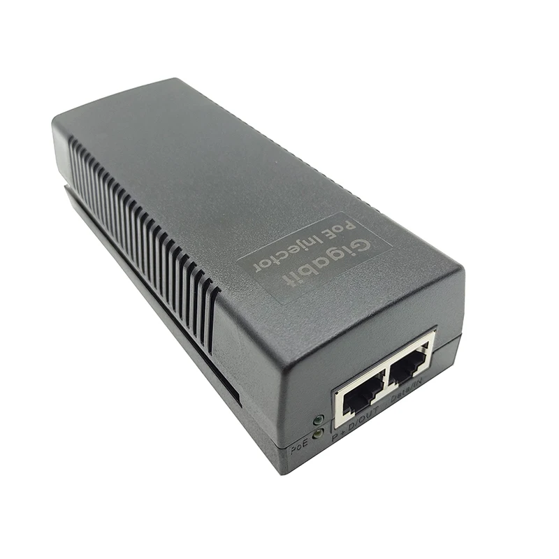 جيجابت PoE 48 فولت 1A حاقن 1000Mbps 48 فولت امدادات الطاقة 48V1A ل CCTV الأمن IP هاتف مزود بكاميرا POE إيثرنت محول AP المملكة المتحدة الاتحاد الأفريقي الاتحاد الأوروبي