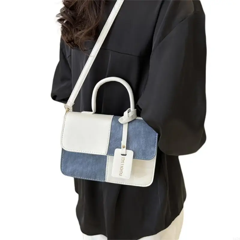 

Сумка по кроссовым сумку PU Tote Patchwork Mini квадратная сумка сумки для плеча для девочек.