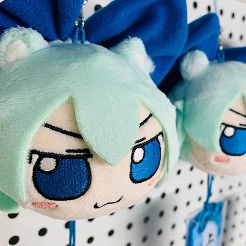 Touhou Project Cirno Plüschtier, weiche Katzenohrpuppe, betend für Segen, die gefüllte Rucksack-Anhänger, Schlüsselanhänger, Geschenke