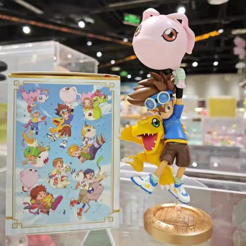 ฟิกเกอร์ของแท้จาก Bandai ซีรีส์ Digimon Adventure Balloon - กล่องสุ่มฉลองครบรอบ 25 ปี ยากามิ ไทจิ ของสะสมอนิเมะ ของเล่นโมเดล ของขวัญ