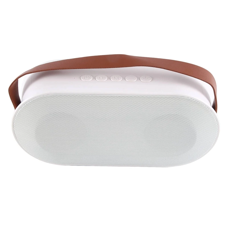 Mesin Karaoke Mini, Set Speaker Bluetooth portabel dengan 2 mikrofon nirkabel dengan lampu LED (putih) mudah dipasang