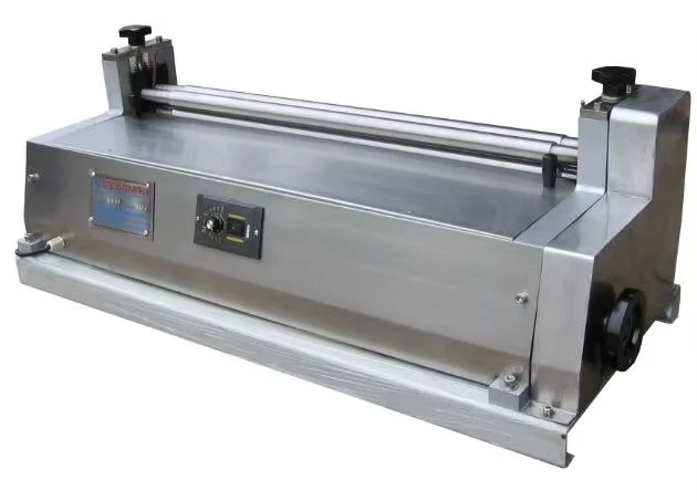

JS-380A Stainless Steel Manual Glue Machine - Desktop for Paper, Cardboard & Box