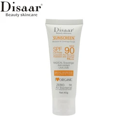 Crème Blanchissante Imperméable pour le Visage et le Corps, Longue Durée, Crème Solaire éventuelles F90, Extérieur, Nik, Été