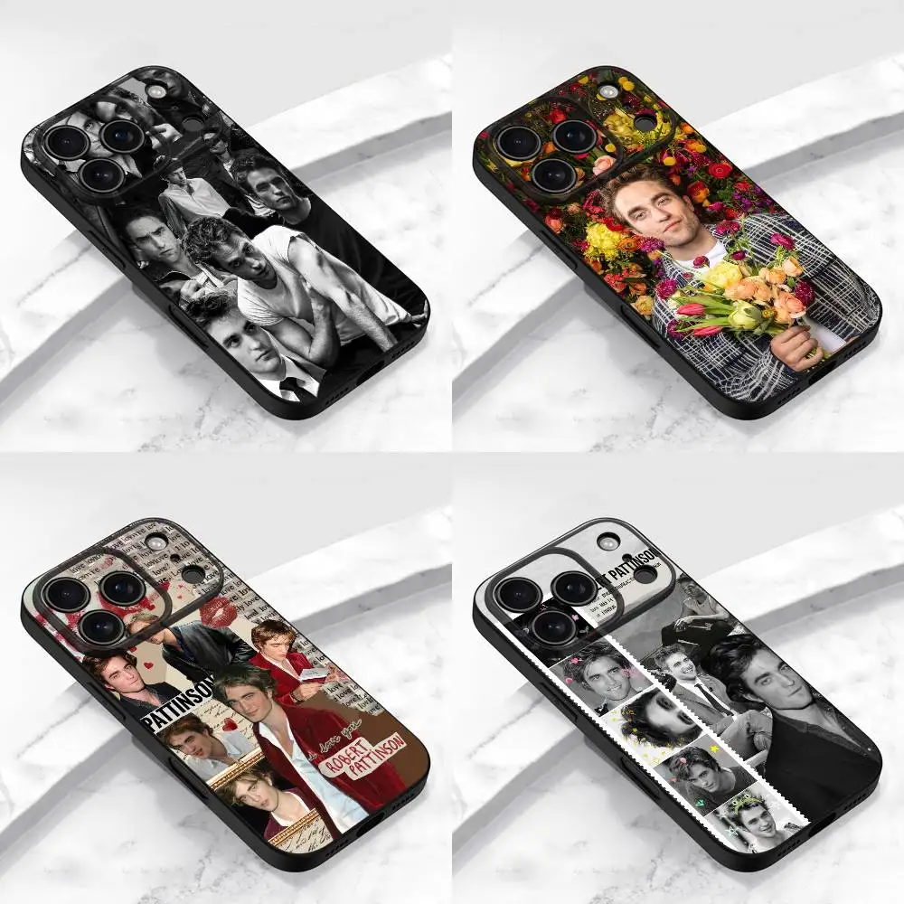 

R-Robert P-Pattinson Phone Case For iPhone 17,16,15,14,13,12,11,Pro,Max,Plus,E,Air,Mini Protective Black Cover