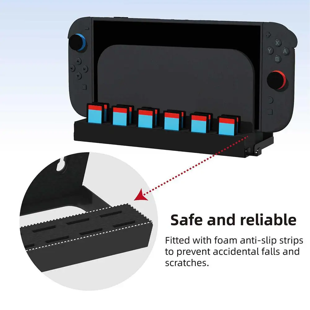Wall Mount for Switch 2 Metal Wall Mount Kit Shelf Accessories with 12 Game Card Holders and 4 Joy Con Brackets Safely Stor N9F3 Wall Mount for Switch 2 Metal Wall Mount Kit Shelf Accessories with 12 Game Card Holders and 4 Joy Con Brackets Safely Stor N9F3