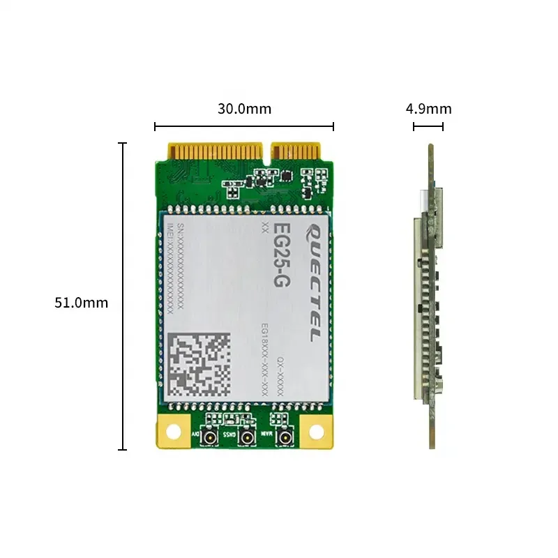 High Quality Original Quectel EG25-G MiniPCIe LTE 4G Module for Global Usage