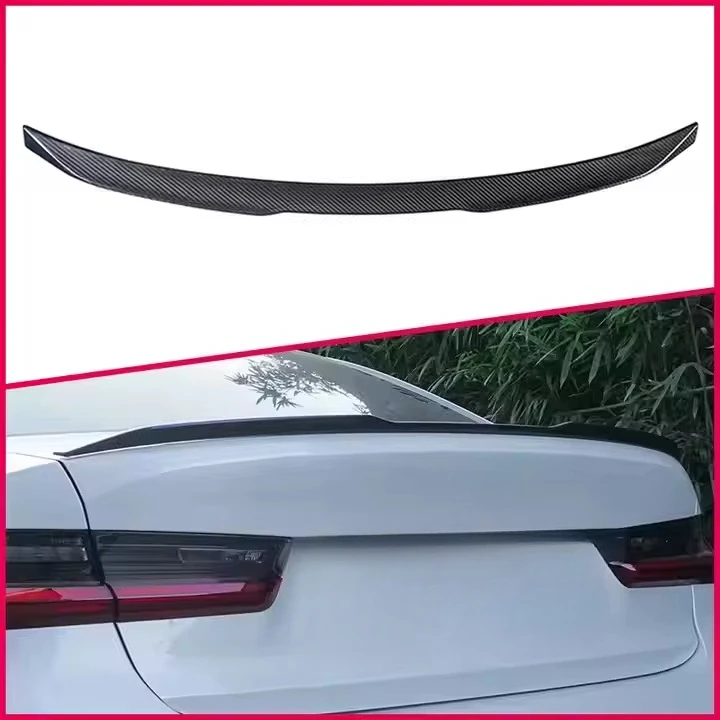 Hot-selling Dry Carbon Rear Trunk Spoiler Tail Wing Boot Lip Ducktail for BMW G20 320i 325i 330i 340i G80 M3 Competition