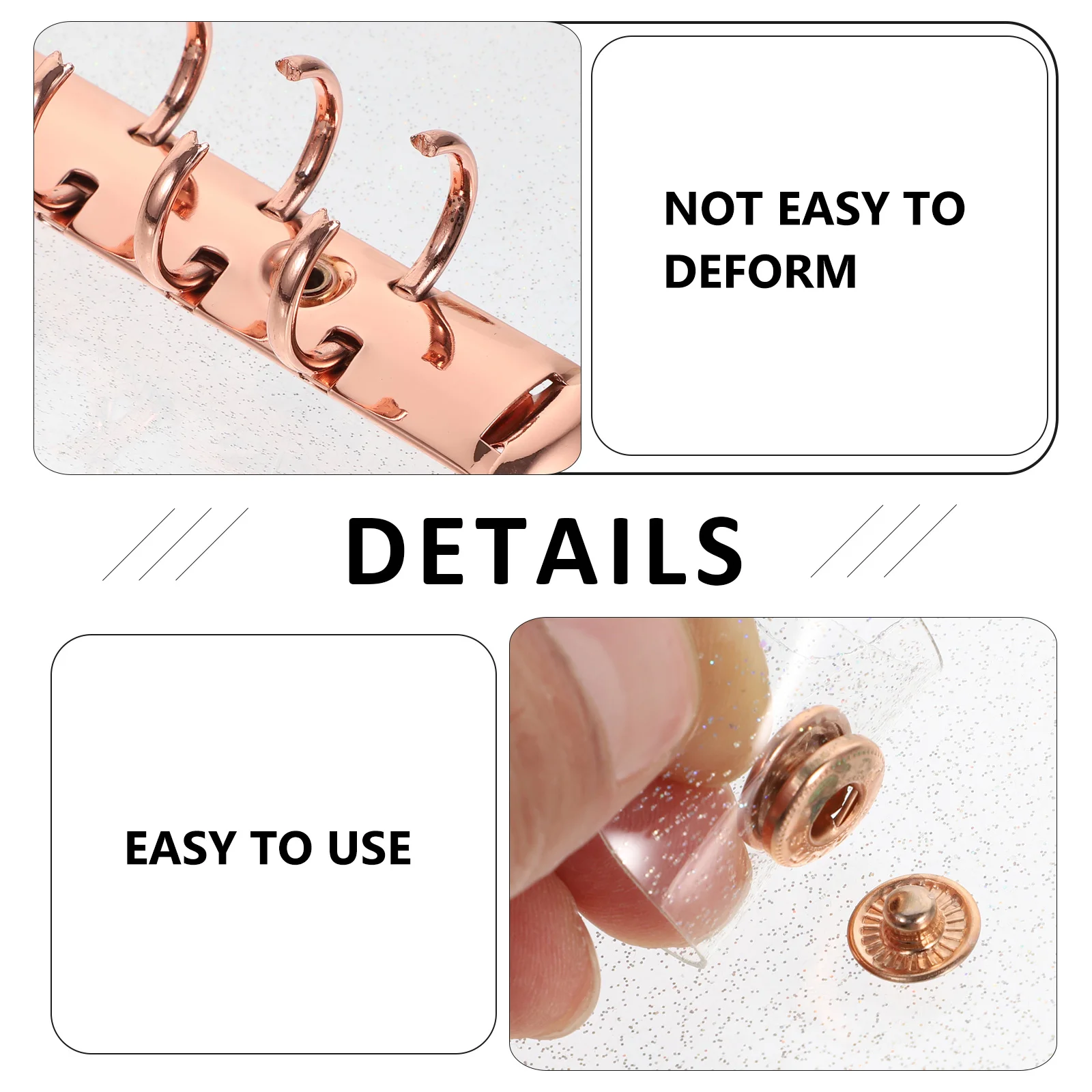 

A5 Notebook Cover Binder PVC Notepad Case for School Office Decorative Protective Shell Lightweight Easy Carry Gift Idea