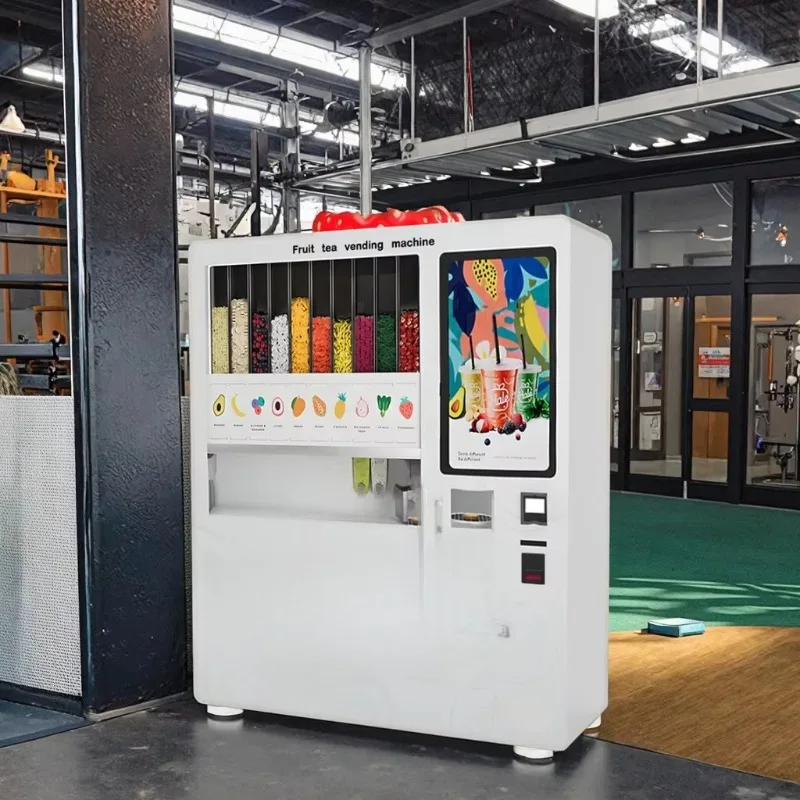 آلة بيع عصير الفاكهة بالتجزئة المتوافقة مع ADA الأوتوماتيكية بالكامل مع SDK #2