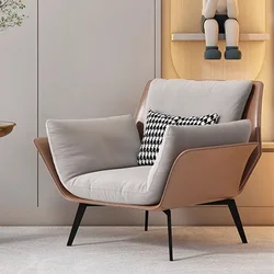 Fotel do sypialni Leżak Stołek barowy Komoda do pokoju Meble do salonu Nowoczesny akcent Nordic Leniwa Sofa Fauteuil High Gold LT