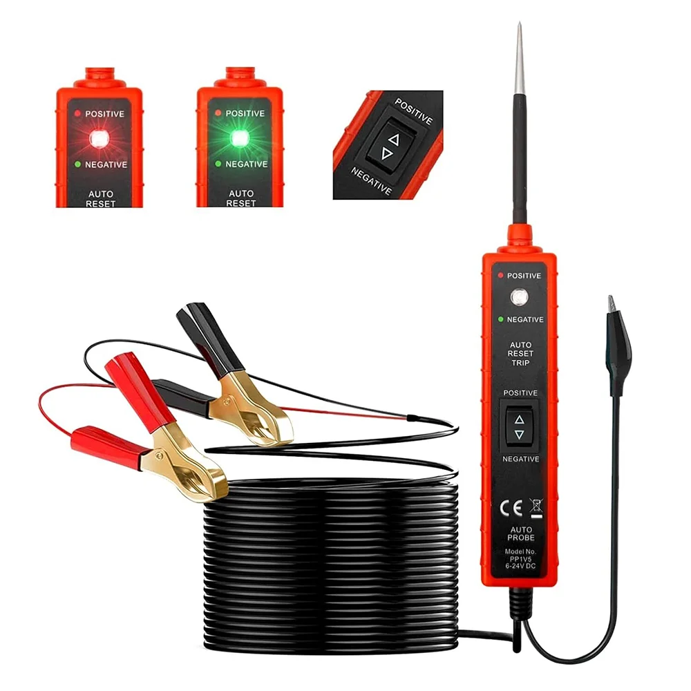 Power Tools In Automotive - EM285 Auto Power Probe Tester 6-24V