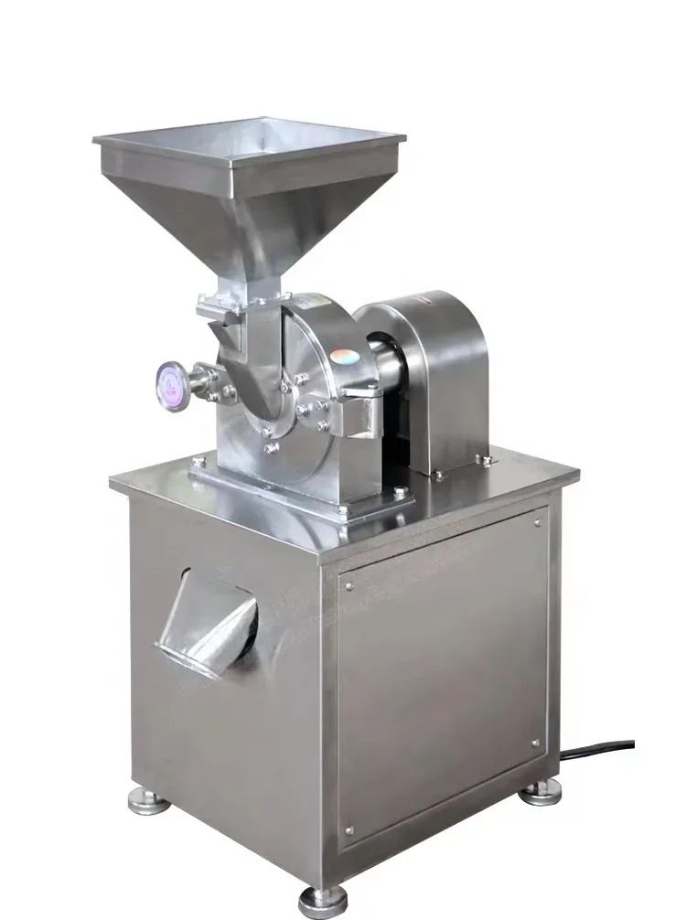 Disk Mill Machine, Dry Moringa Leaves Grinding Machine