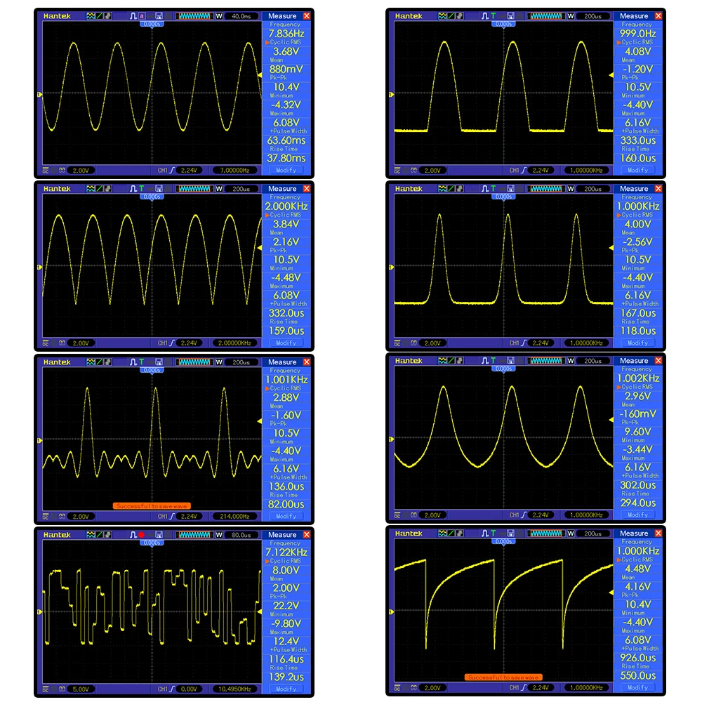 FG-200 DDS-Funktionssignalgenerator-Modul 0,01 Hz - 500 kHz Signalquellenmodul 15 Wellenformen Tragbar für Schaltungsprüfungen – Detail 3