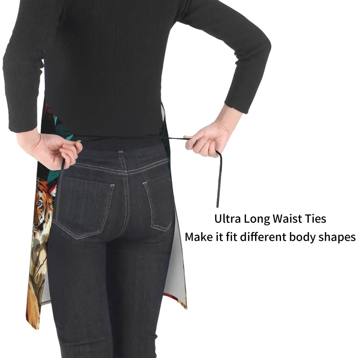 مآزر جو برو بنغالز للطهاة والخبز والخبز بدون أكمام مريلة تنظيف المطبخ بينافور للنساء والرجال والبستنة