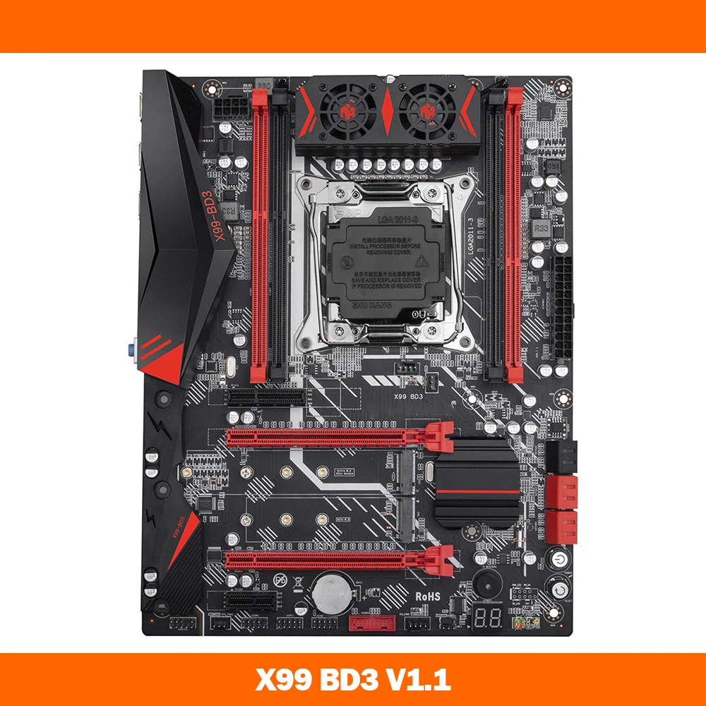 X99 BD3 V1.1 For HUANANZHI Motherboard Intel X99 LGA 2011-3 All Series DDR3 RECC128GB M.2 DDR3