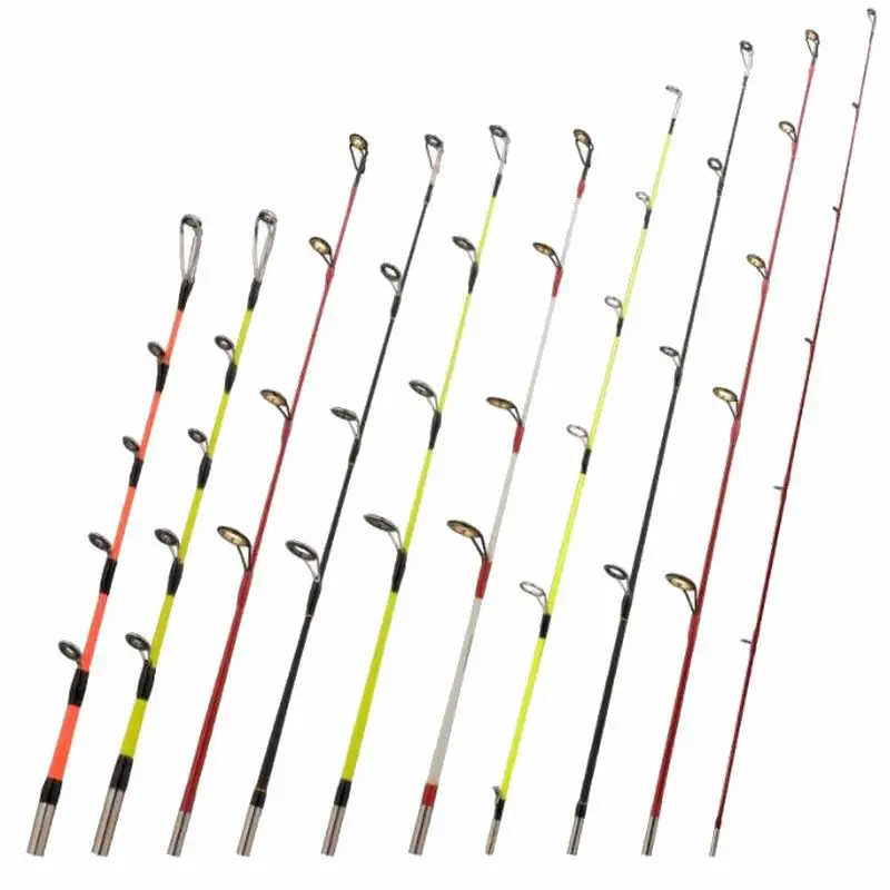 RA012 Fishing Rod Tip 36cm 40cm 42cm 50cm 56cm 75cm 90cm 96cm Glassfiber Butt About 6mm Tip Line Hole 3.9mm to 4.9mm