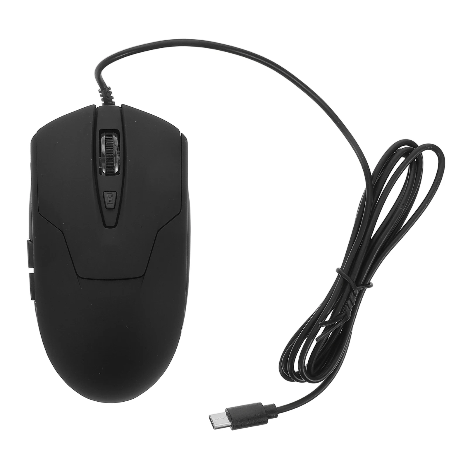 

1Pcs Corded USB C Gaming Mouse - Six-Buttons With LED Illumination, Ergonomic Design For Long Hours, Compatible With All Devices