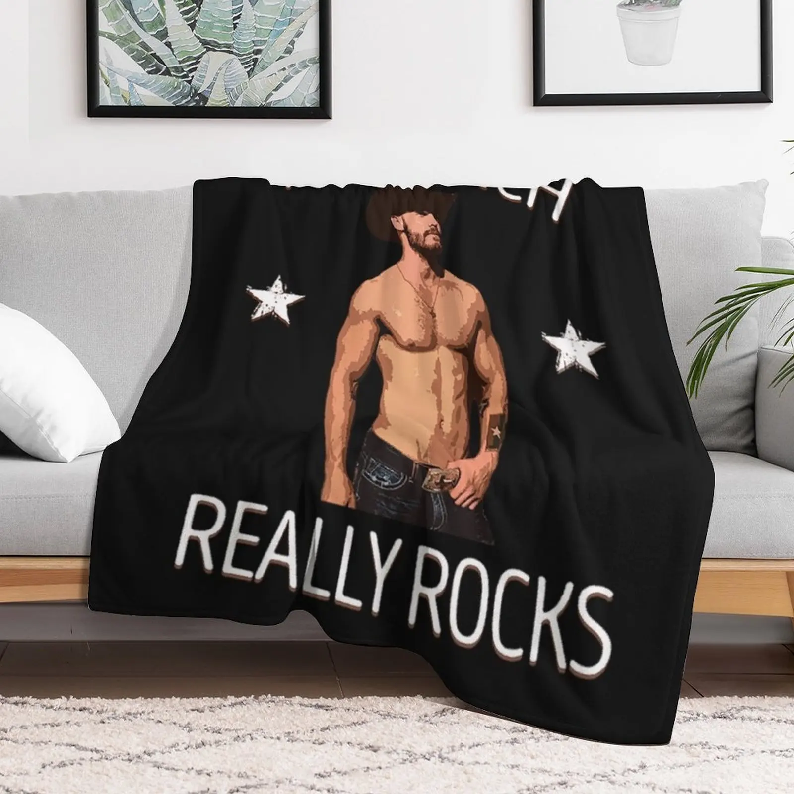 Ram Ranch T-ShirtRam Ranch Really Rocks Throw Blanket Summer Vintage christmas gifts manga Blankets