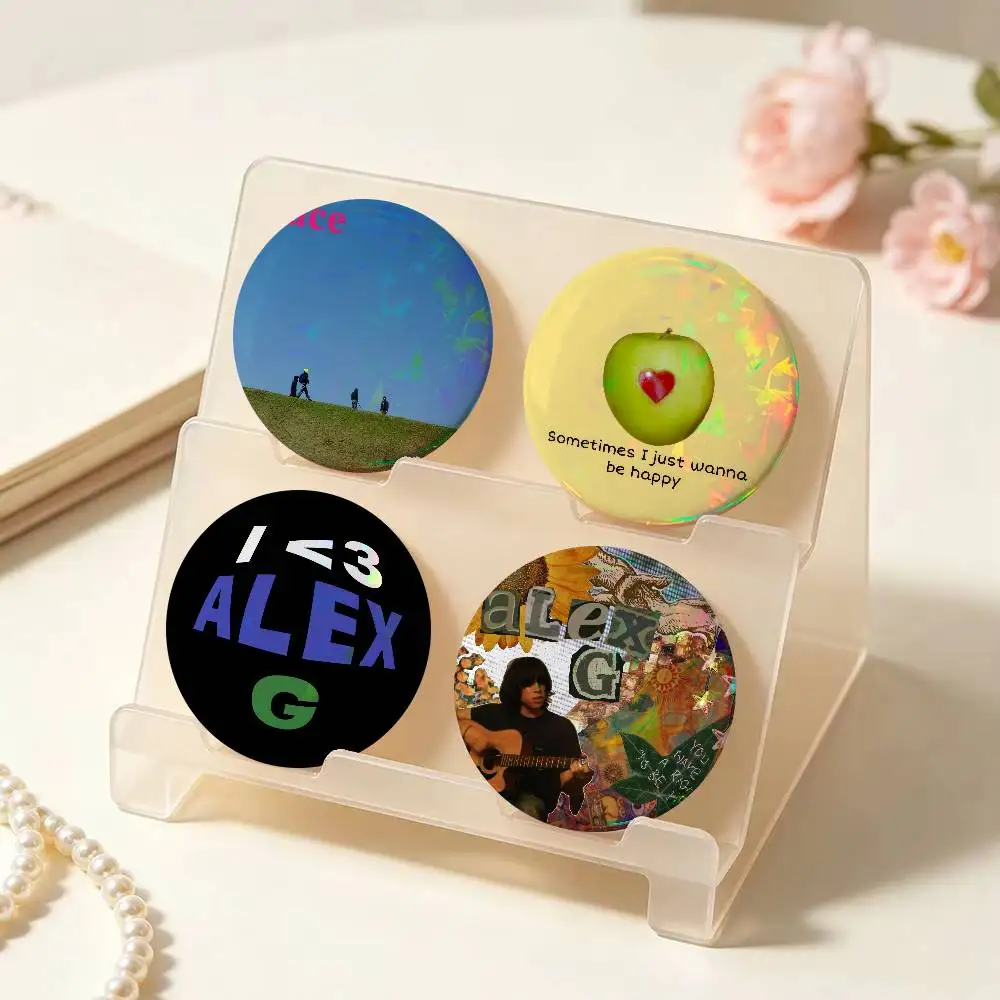 Alex G Album Insignia Brooches  Button Pins Cute Manhwa Coin Brooch DIY Backpack Clothing Decor Badge Jewelry Accessories Gifts