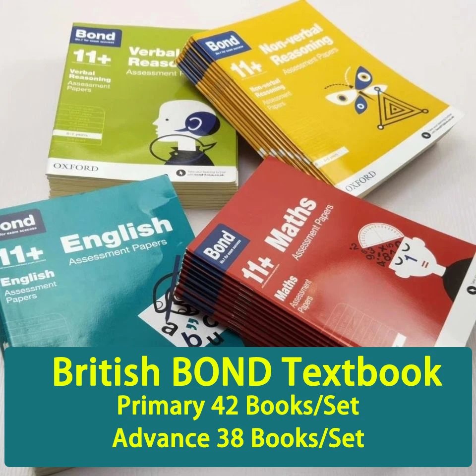 British BOND Textbook 11+ Basic Chapter 42, 38 Advanced Articles, Sprint 14+17  Bond Expansion Exercise Set