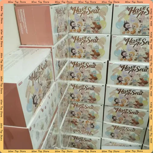 하이 퀄리티 복제품 라부부 블라인드 박스, 라부부 키체인, 배낭 장식, 카와이 어린이 장난감, 서프라이즈 크리스마스 선물, 미스터리 박스