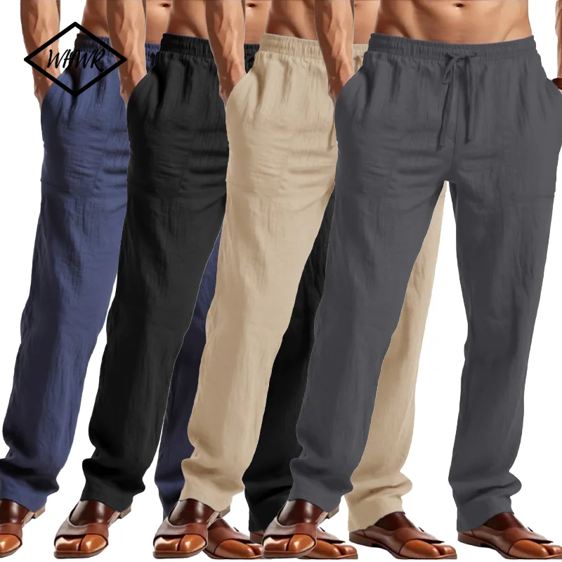 

Spring Yoga Pants Casual Men Clothing Sweatpants Fashion Mens Wide Pants Korean Trousers Oversize Sports Cozy Streetwear Male