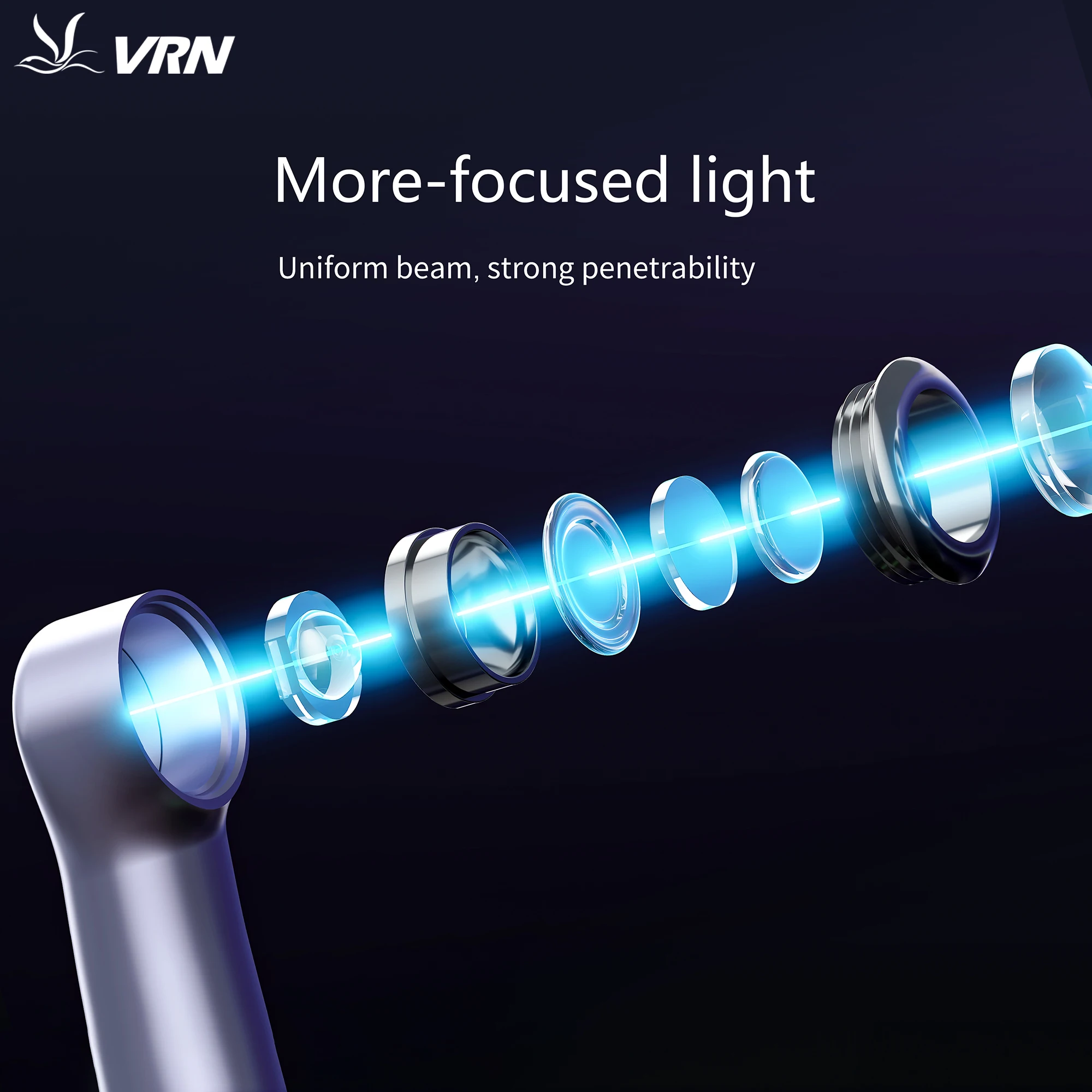 lampara fotocurado dental fotopolimerizadorVRN VAFU Dental LED curing light 1s/2mm resin wide spectrum 385-515nm 9 modes caries