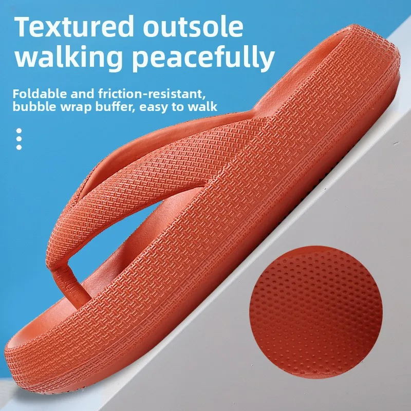 الصيف الوجه يتخبط منصة مسطحة مريح النساء لينة وحيد نعال شاطئ صنادل مماشي للموضة منزل الحمام عدم الانزلاق سميكة سوليد الأحذية #2