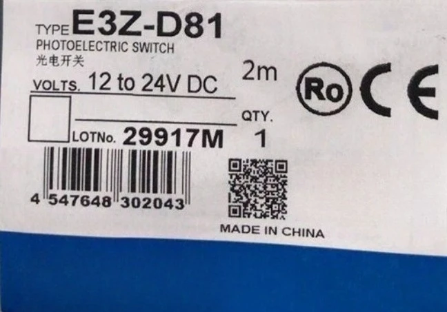 

Brand New Original E3Z-D81 Photoelectric Switch High Quality Fast Transport