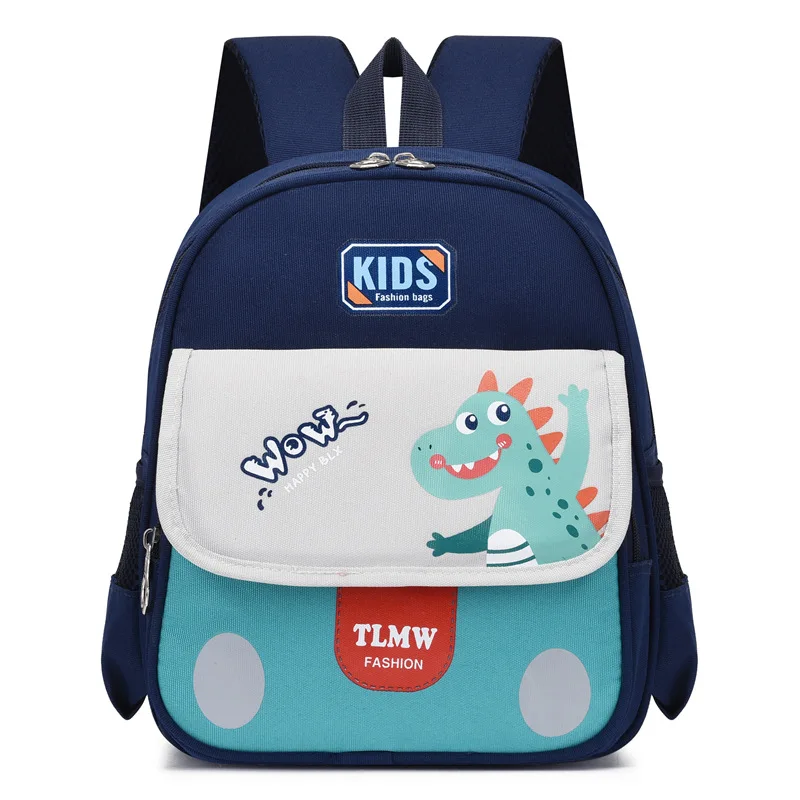 New Kindergarten School Bag 3-6 Years Old Boys and Girls Cartoon Waterproof Dinosaur Load Reduction Backpack Children Backpack