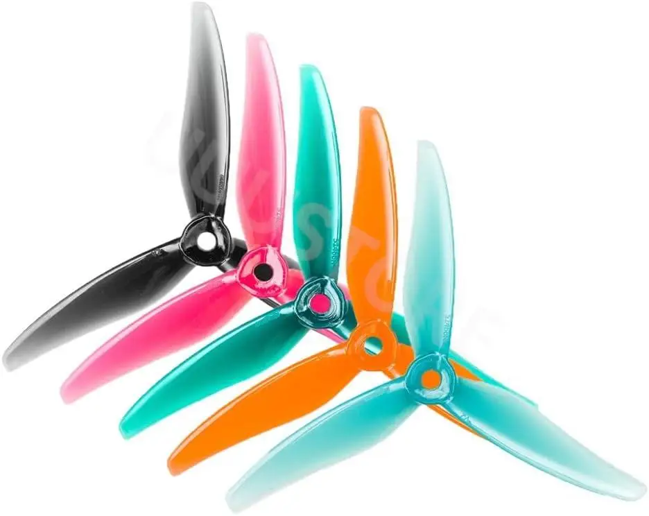 4pcs  2pairs Gemfan 51466 V2 5inch 3 Blade/Tri-Blade Propeller Compatible 2207 2306 Brushless motor For FPV RC Racing Drone