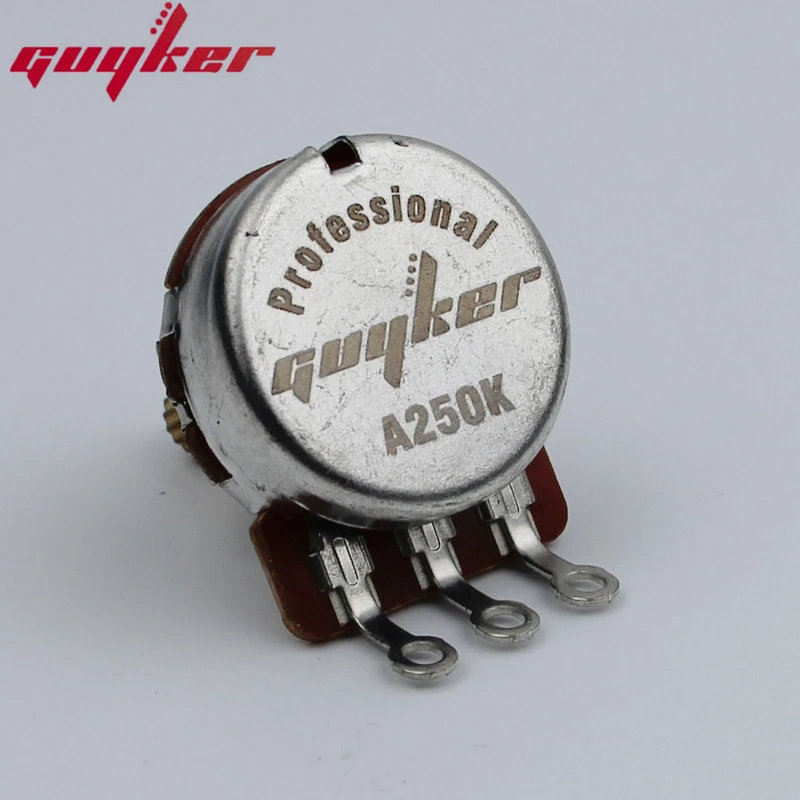 Guyker A500K Messing-Basspotentiometer mit langer Achse, A250K Basspotentiometer mit kurzer Achse. Ein detailliertes Maßdiagramm finden Sie im Anhang. – Detail 7