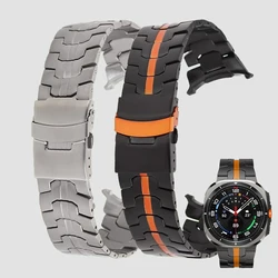 Ultralichte titanium horlogeband voor Samsung Galaxy Watch Ultra Smart Watch 47 mm zwart oranje zilver heren dameshorlogeband armband