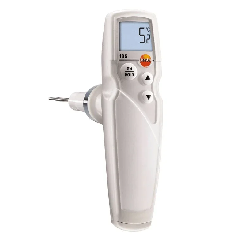 

One-hand Thermometer with Standard Measuring Tip 0563 1051 testo 105